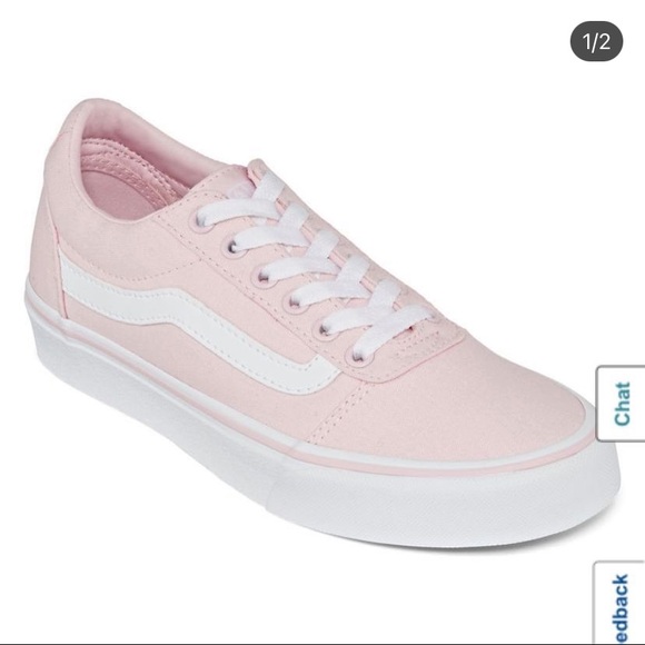 pink vans tennis shoes